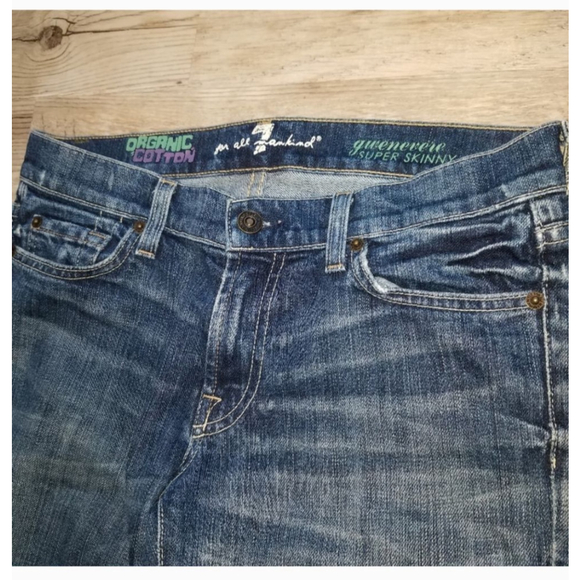 7 For All Mankind Women's Super Skinny Jeans Size 26 - Picture 2 of 12